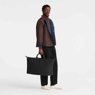 Le Pliage One XL 旅行包 , 黑色 - 再生帆布