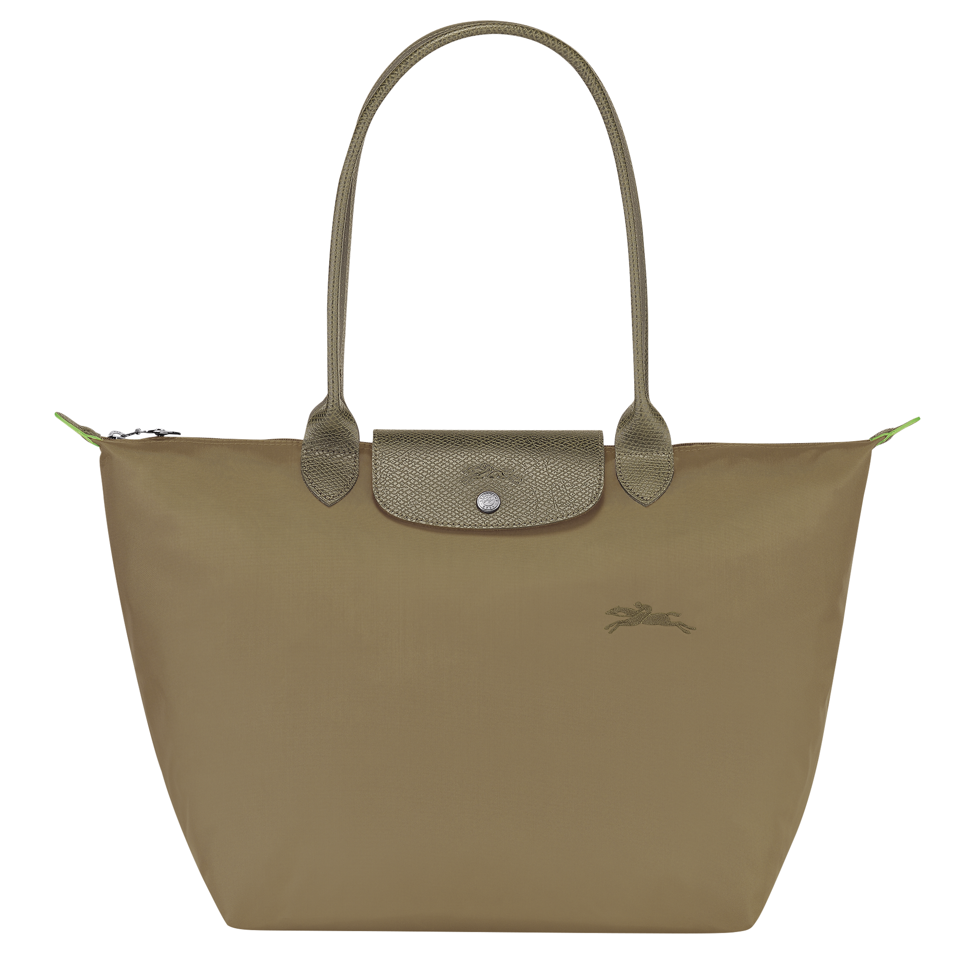 Le Pliage Green Tote bag L, Artichoke