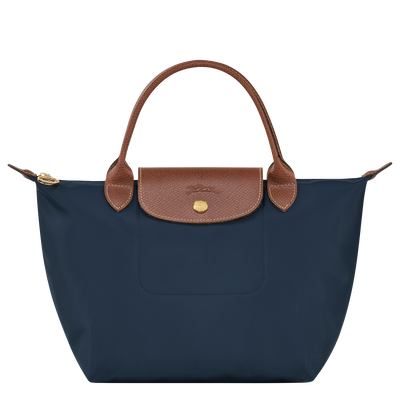 Le Pliage Original S 手提包 , 海军蓝色 - 再生帆布