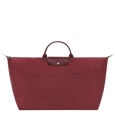 Le Pliage Green XL Travel bag , Pomegranate - Recycled canvas