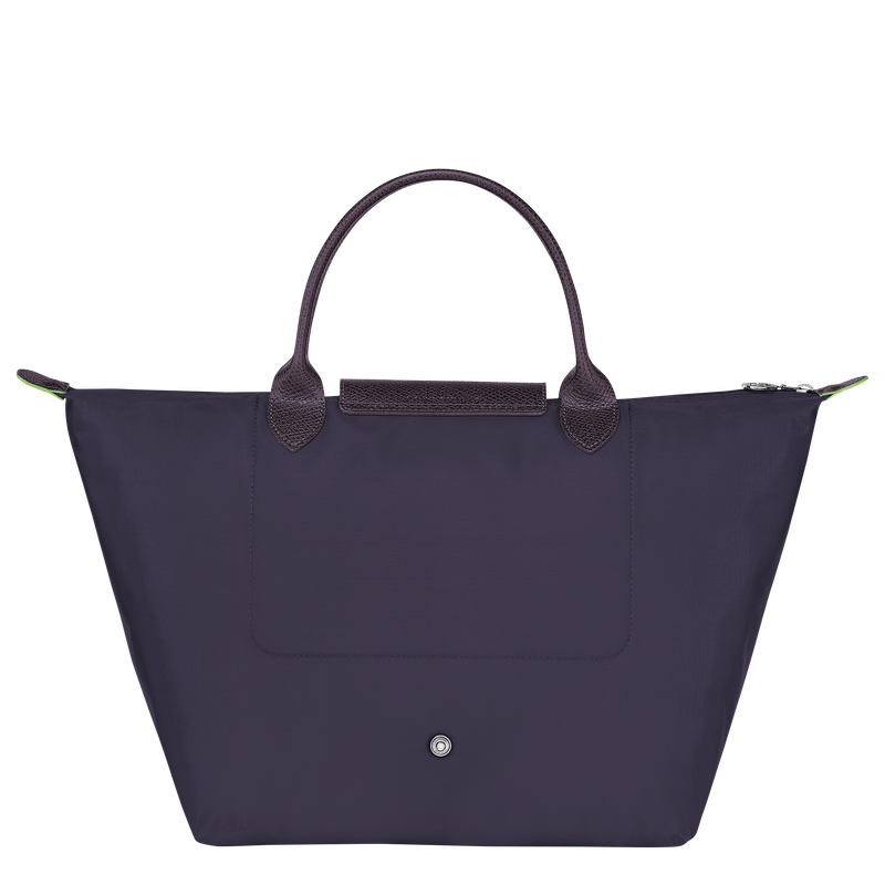 Le Pliage Green M Handbag , Bilberry - Recycled canvas  - View 4 of  5
