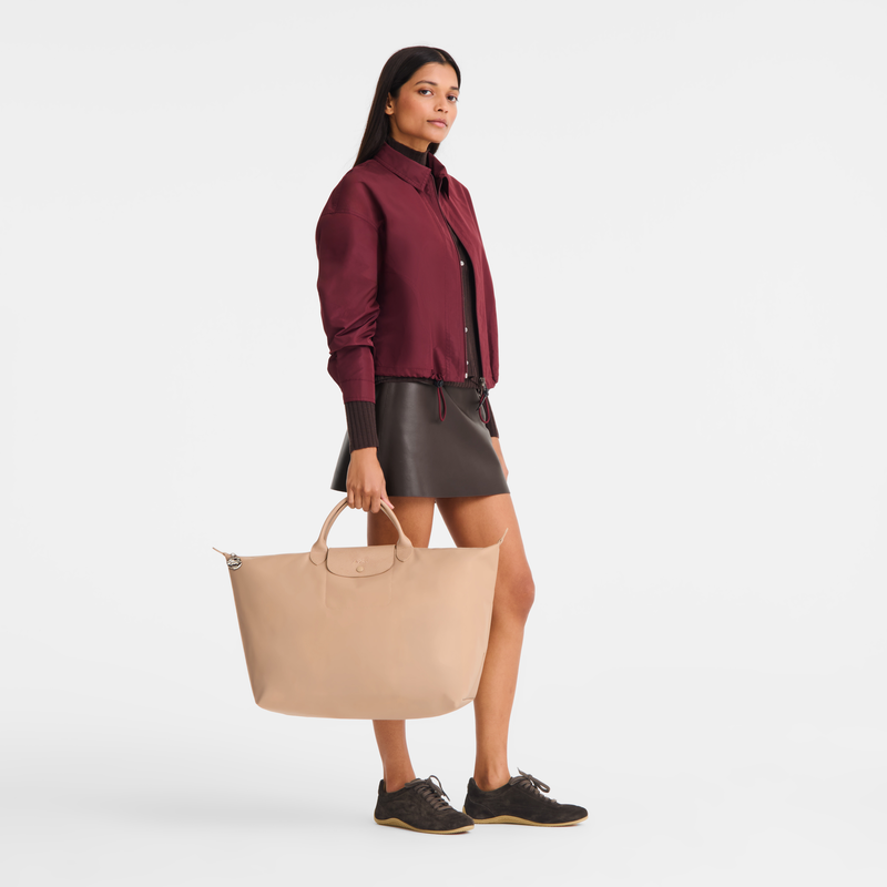 Le Pliage One L Travel bag , Beige - Canvas  - View 2 of  7