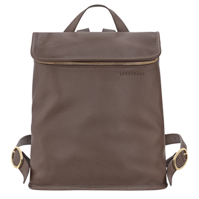 Le Foulonn&eacute; M Backpack , Taupe - Leather