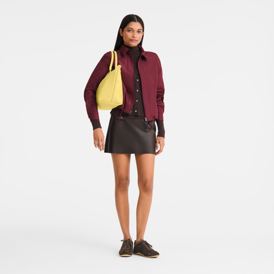 Le Pliage One L 手提包 , 青柠色 - 帆布