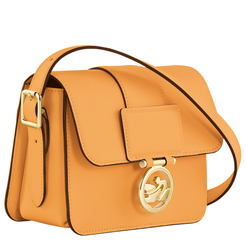 Box-Trot S Crossbody bag , Apricot - Leather - View 3 of  5
