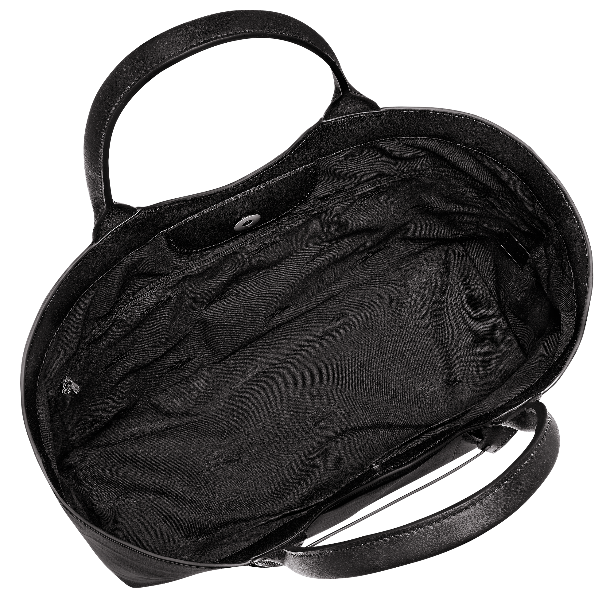 Longchamp 3D 单肩包  L, 黑色