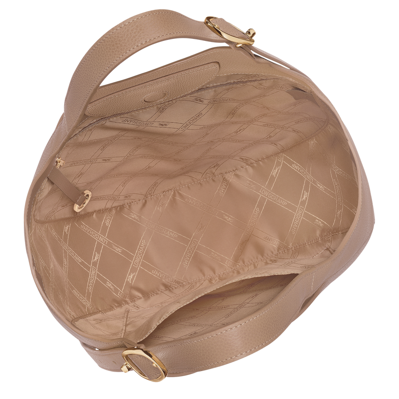 Le Foulonné XL 托特包 , 饼干色 - 皮革  - 查看 5 6