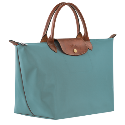 Le Pliage Original M 手提包 , 尤加利绿 - 再生帆布