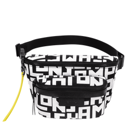 Le Pliage LGP M 腰包中号 , 黑/白色 - 帆布