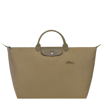 Le Pliage Green L 旅行包 , 洋蓟绿 - 再生帆布