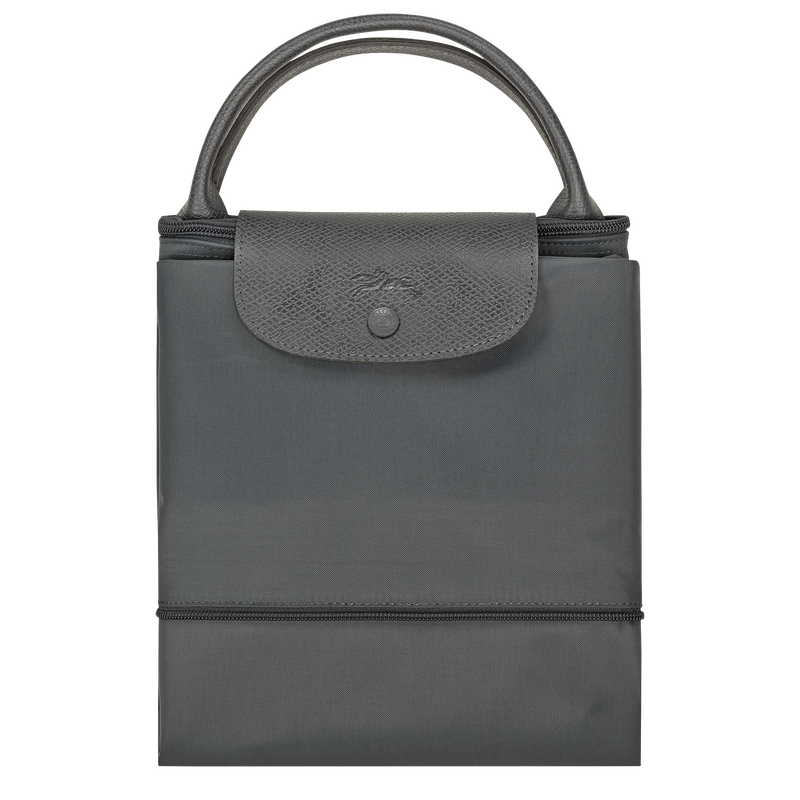 Le Pliage One S Travel bag expandable , Anthracite - Canvas  - View 8 of  9
