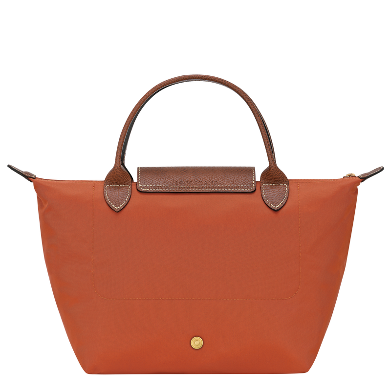 Le Pliage Original S 手提包 , 砖红色 - 再生帆布  - 查看 4 7