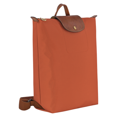 Le Pliage Original M 双肩背包 , 砖红色 - 帆布