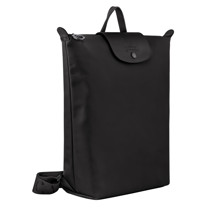 Le Pliage Xtra M 双肩背包 , 黑色 - 皮革  - 查看 3 7