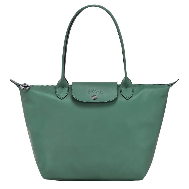Le Pliage Xtra M Tote bag , Sage - Leather  - View 1 of  4