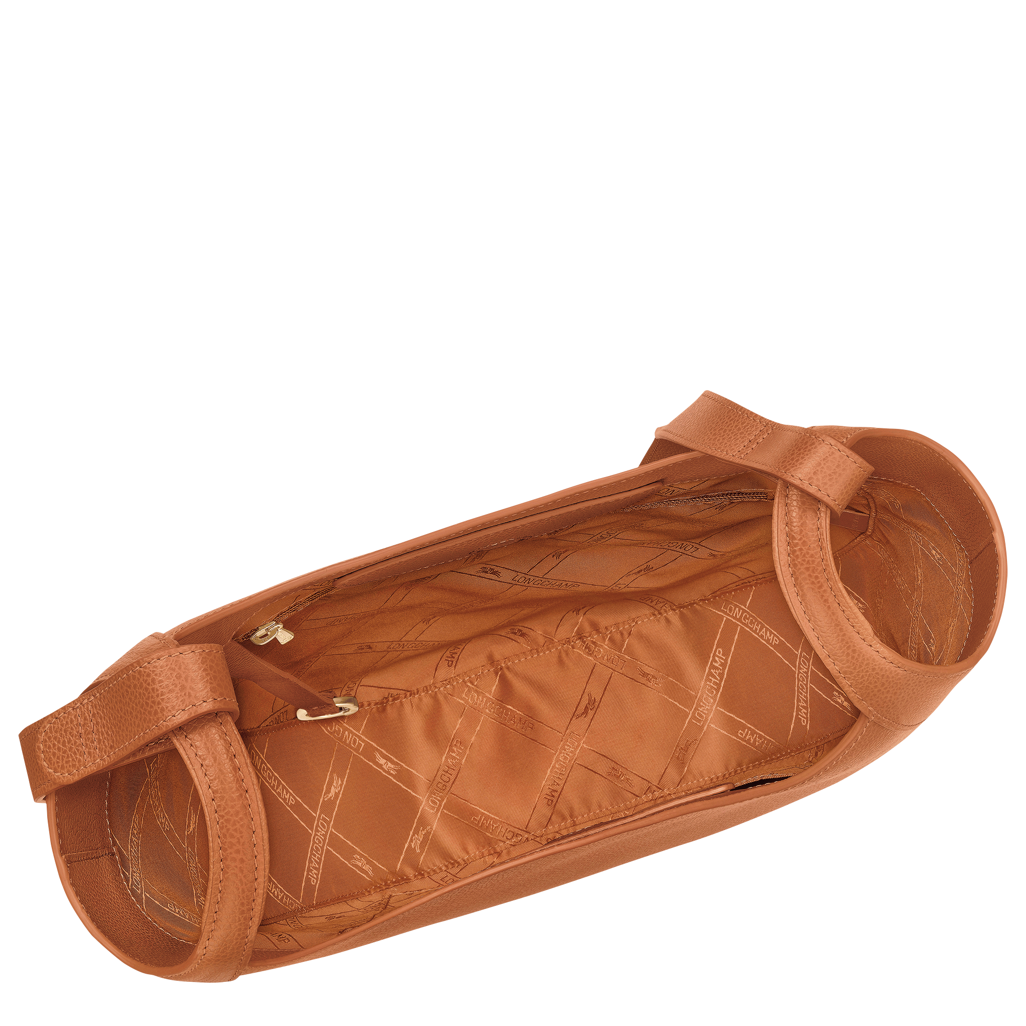 Le Foulonn&eacute; Hobo 袋 L, 琥珀棕