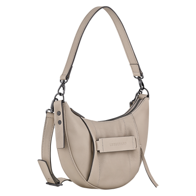 Longchamp 3D 斜挎包 S, 陶灰色