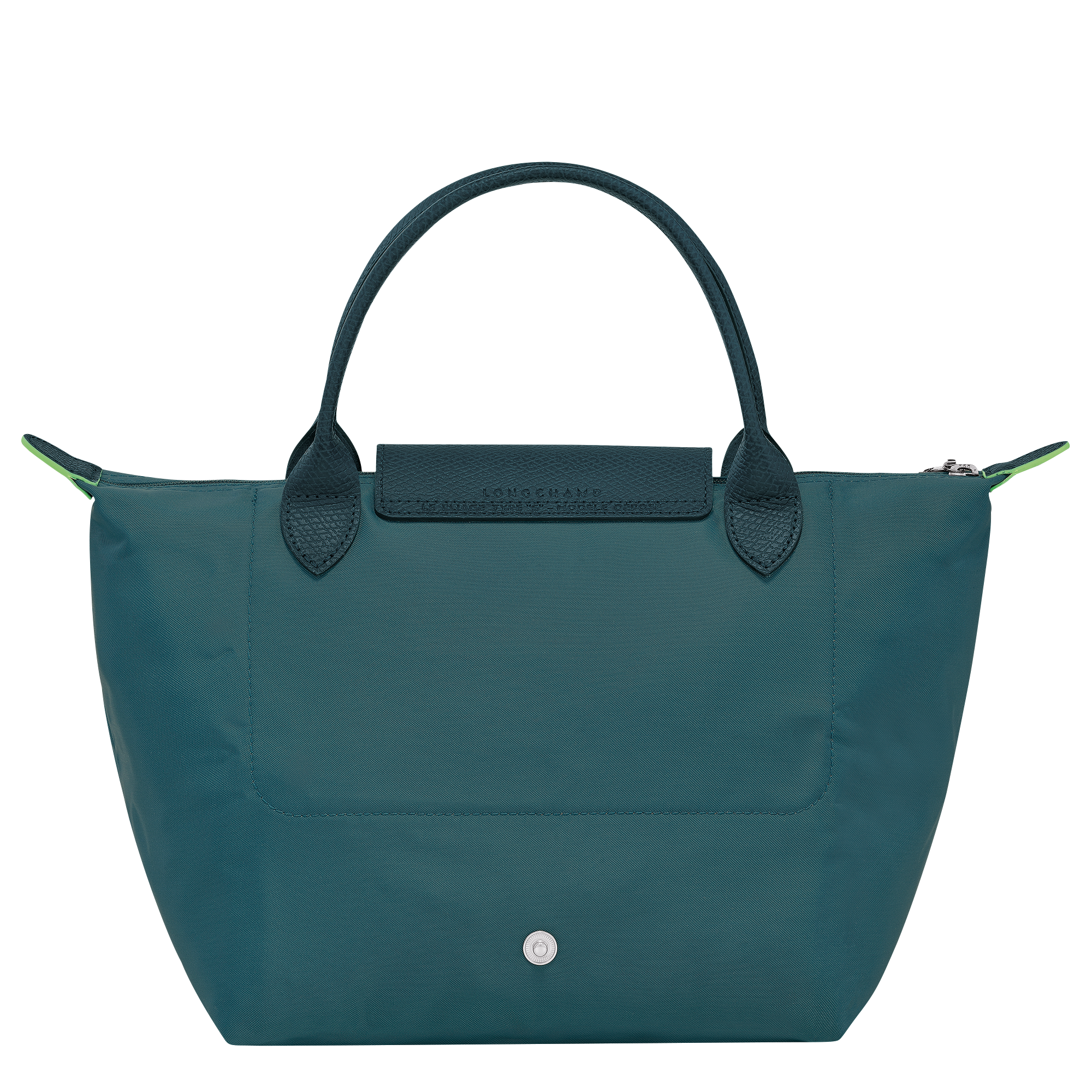 手提包 S, 孔雀蓝色 - 查看 4
        7 - 放大 Le Pliage Green 手提包 S, 孔雀蓝色