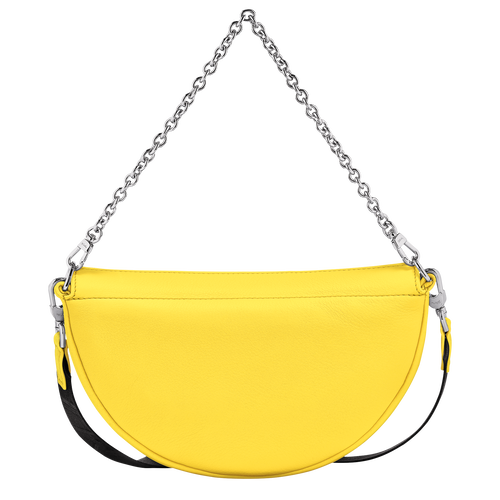 Smile S Crossbody bag , Yellow - Leather - View 4 of  7