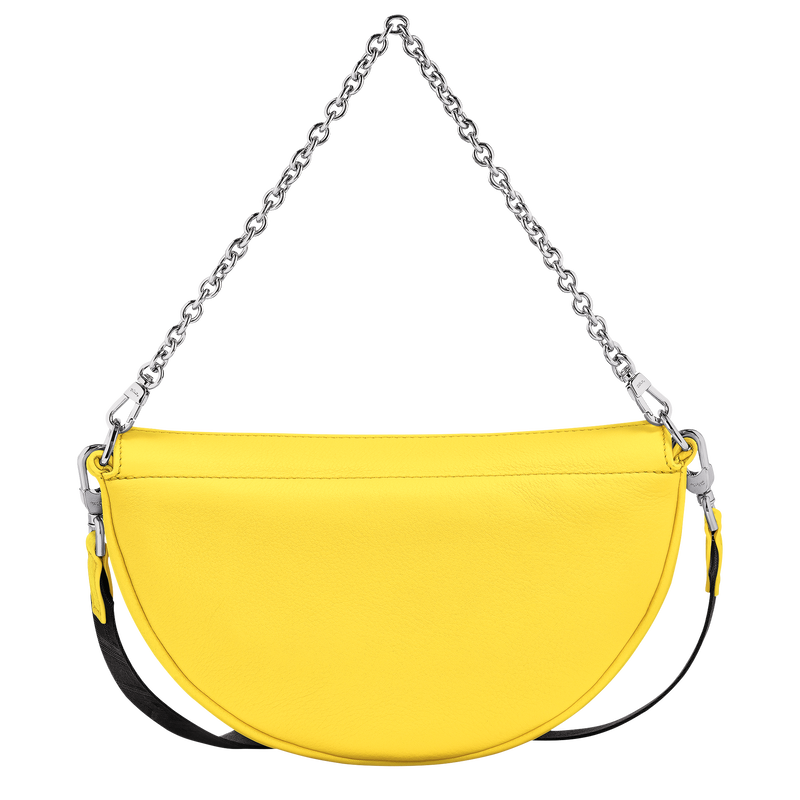 Smile S Crossbody bag , Yellow - Leather  - View 4 of  7