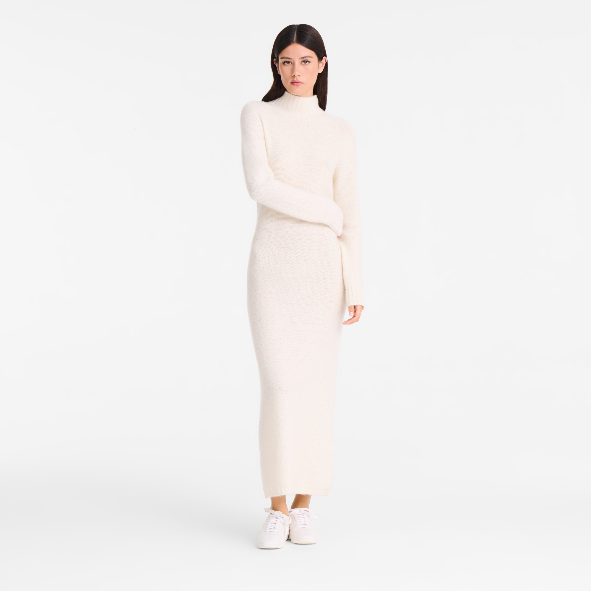 null Long dress, Ivory