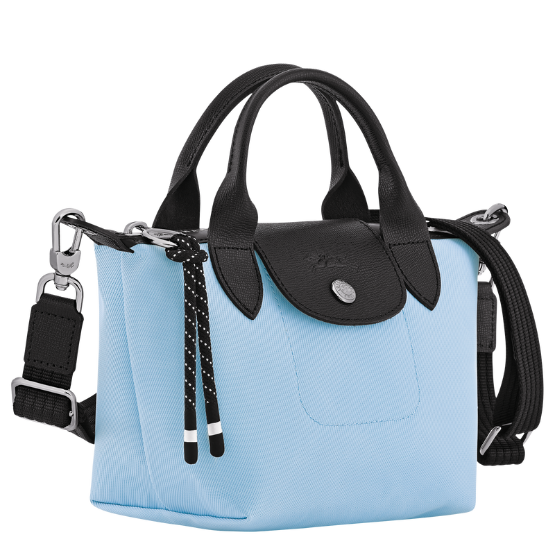 Le Pliage Energy XS Handbag , Sky Blue - Recycled canvas  - View 2 of  5