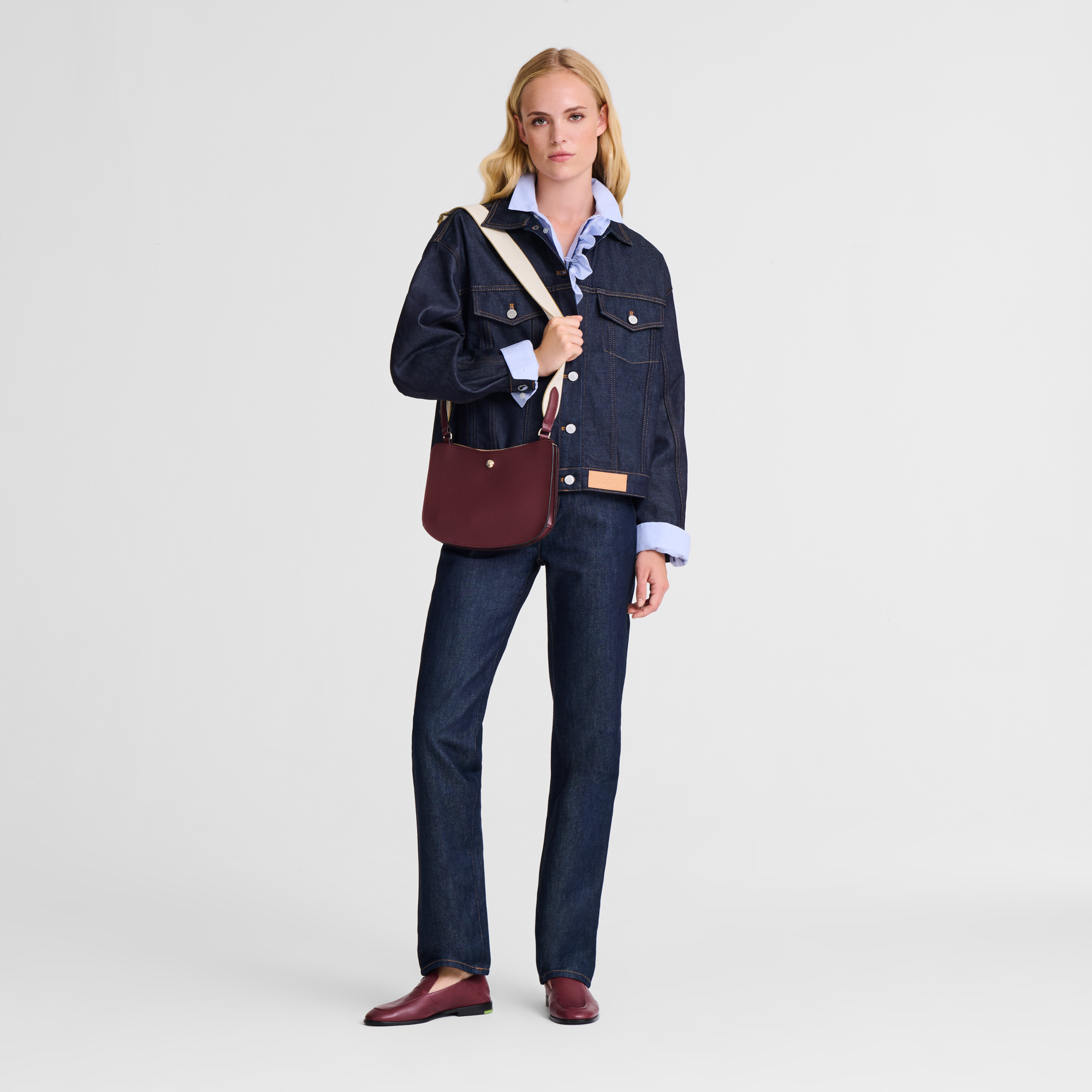 &Eacute;pure 斜挎包 S, 勃艮第色