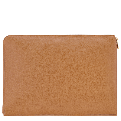 Le Foulonn&eacute; Laptop case , Pecan - Leather