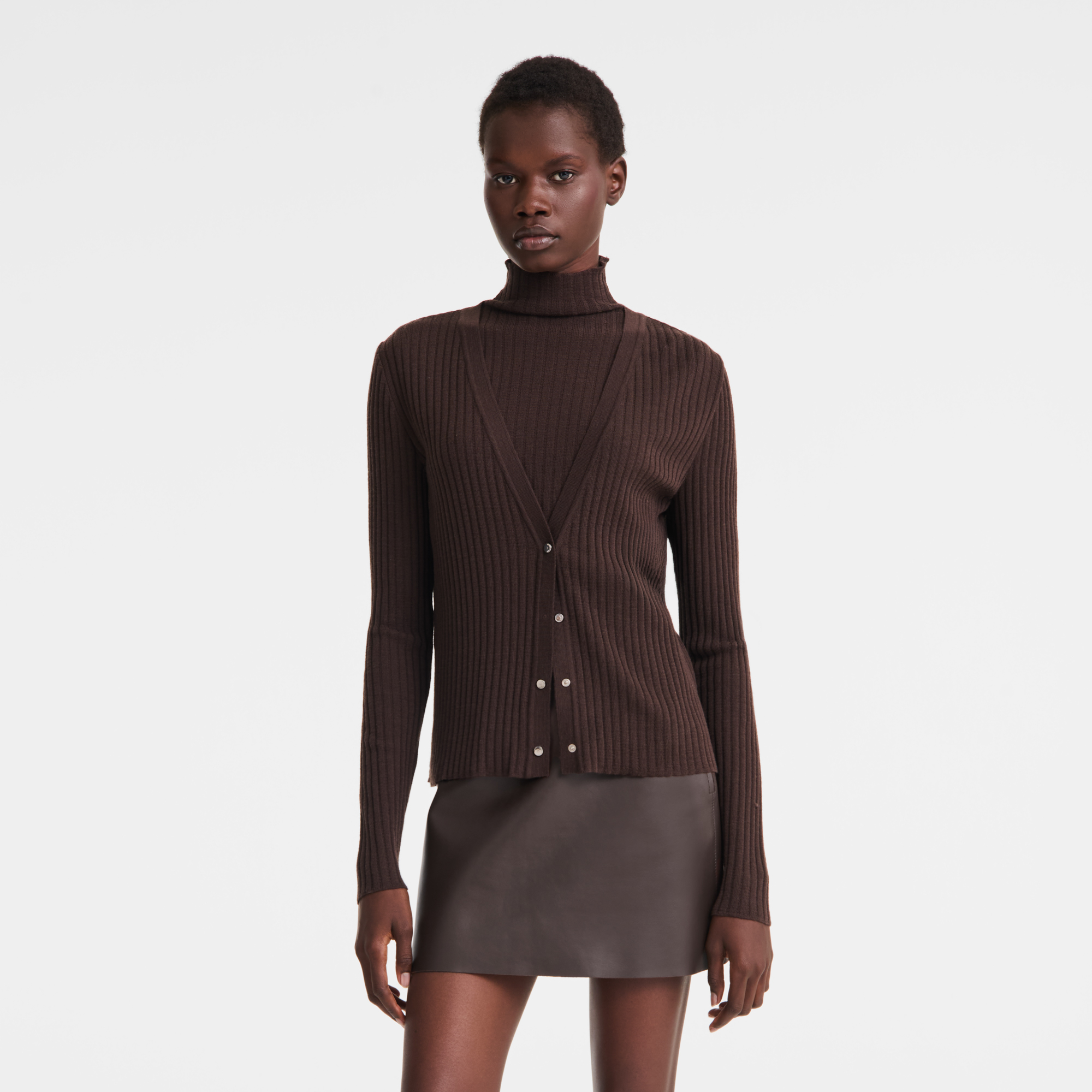 null Cardigan, Mocha