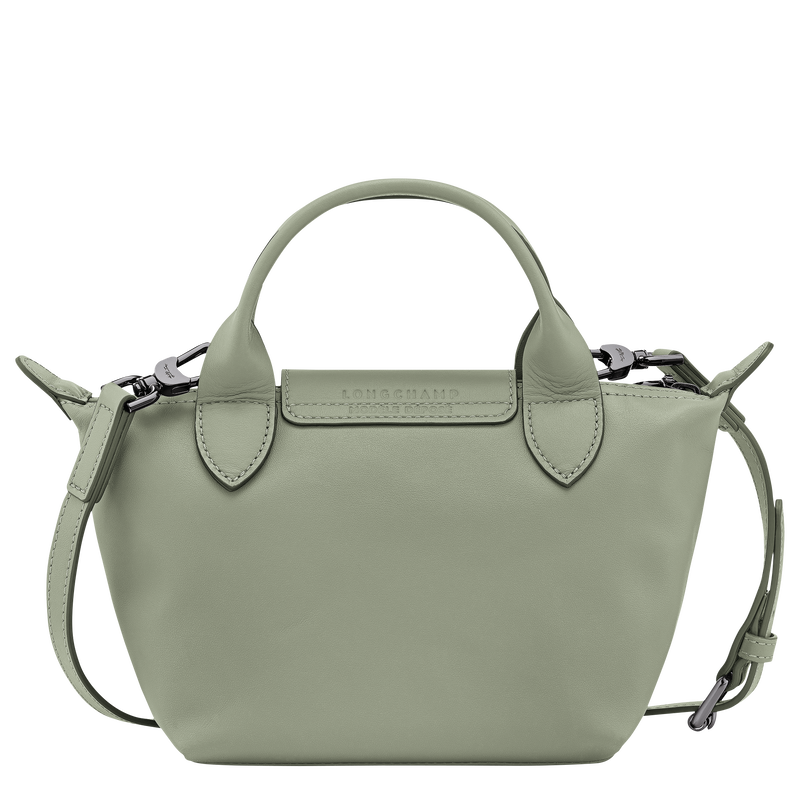 Le Pliage Xtra XS Handbag , Tundra - Leather  - View 3 of  5
