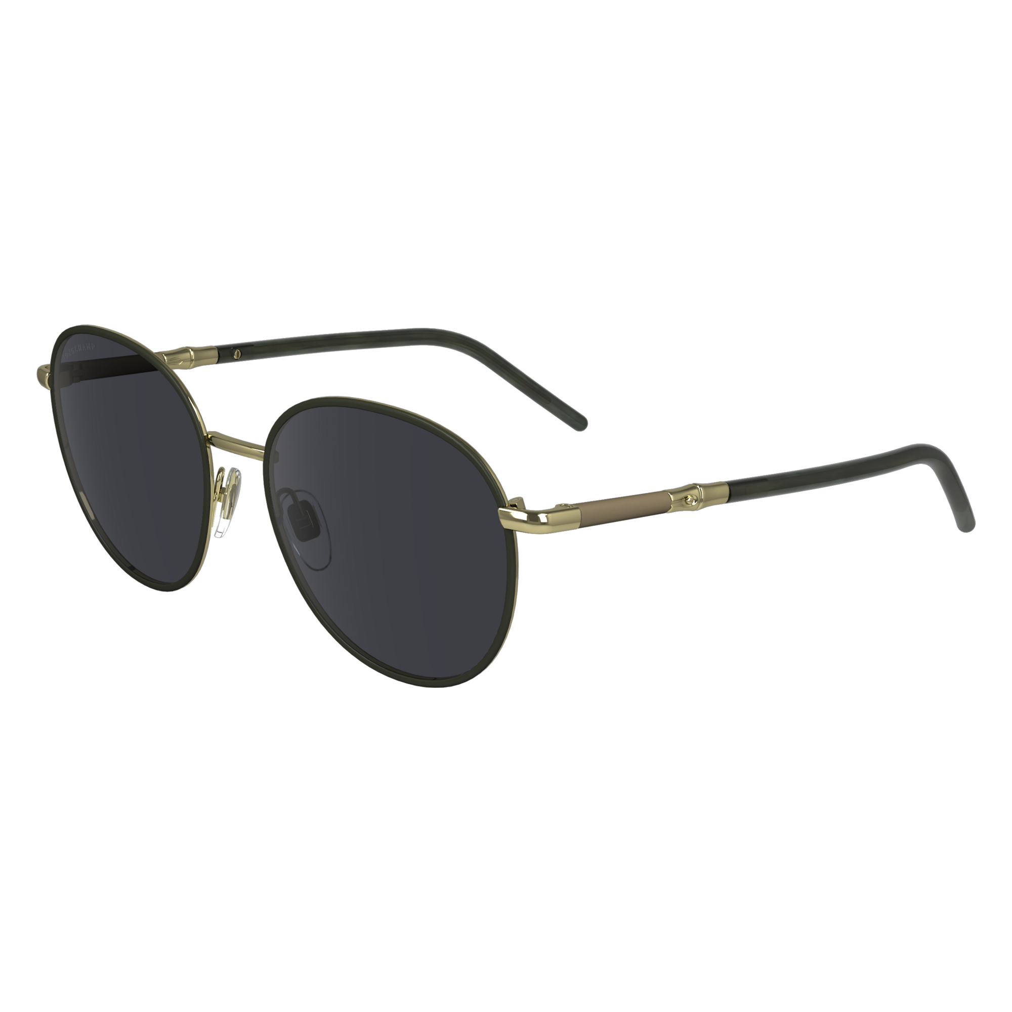 null Sunglasses, Gold/Khaki
