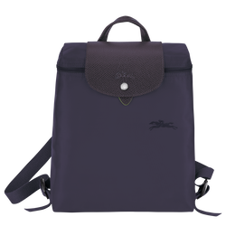 Le Pliage Green M 双肩背包 , 浆果紫 - 再生帆布