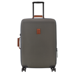 Boxford L Suitcase , Brown - Recycled canvas