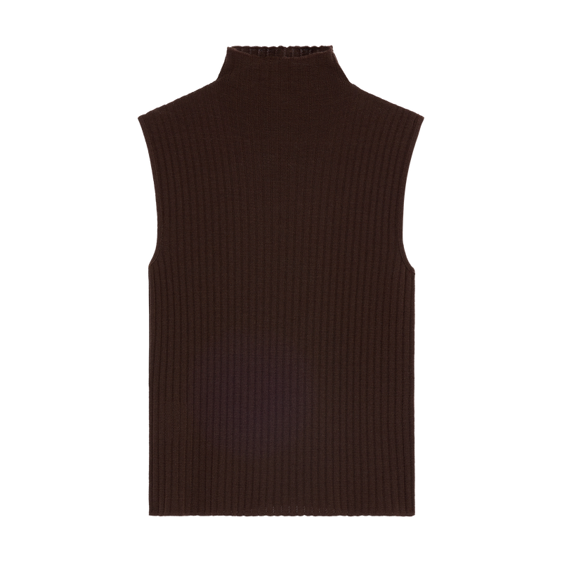 Sweater , Mocha - Knit  - View 1 of  5