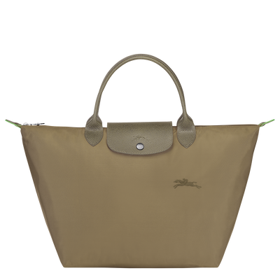 Le Pliage Green M 手提包 , 洋蓟绿 - 再生帆布