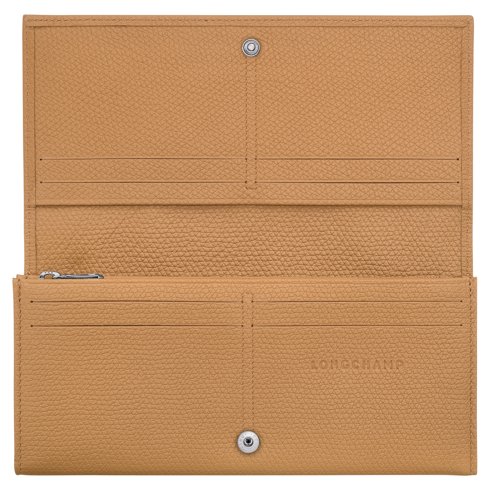 Le Roseau Long continental wallet, Walnut