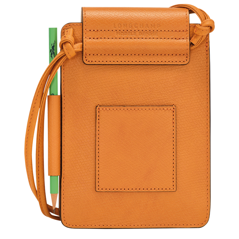 Épure XS Crossbody bag , Apricot - Leather  - View 4 of  4