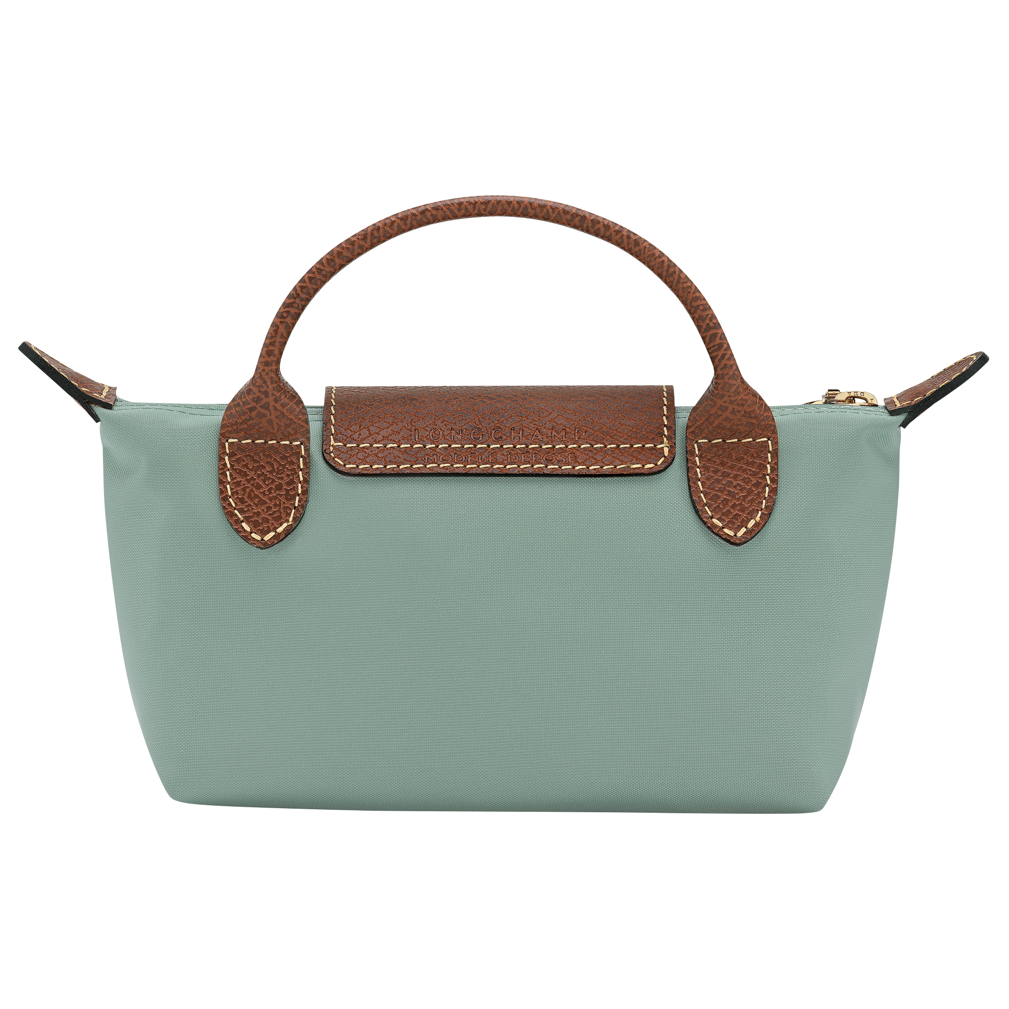Pouch with handle, Celadon - View 4 of
6 - zoom in Le Pliage Original Pouch with handle, Celadon
