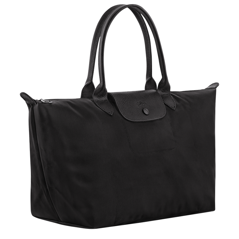 Le Pliage One L Handbag , Black - Recycled canvas  - View 3 of  8