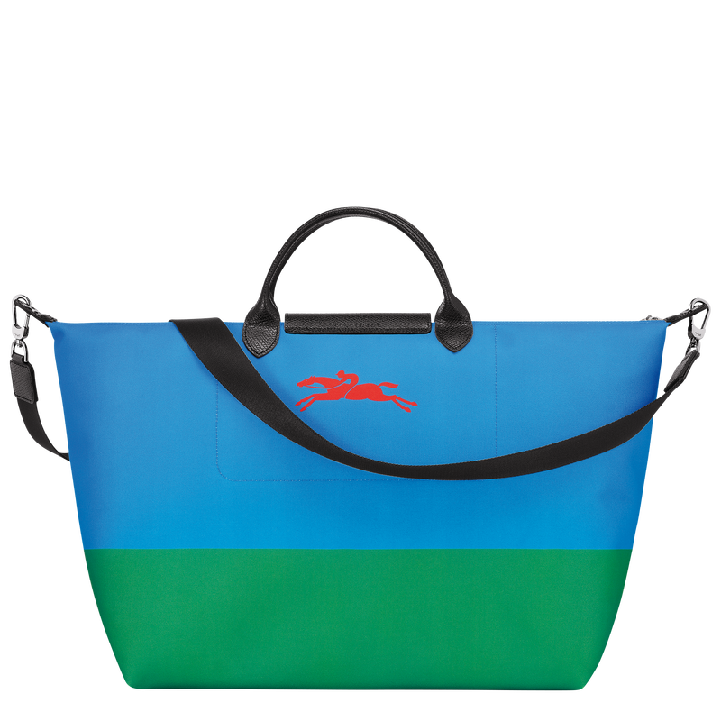 Longchamp x Robert Indiana 旅行包 , 红色 - 帆布  - 查看 4 6