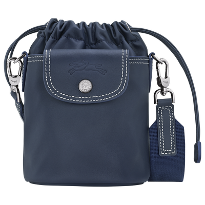 Le Pliage Xtra XS Bucket bag , Navy - Leather