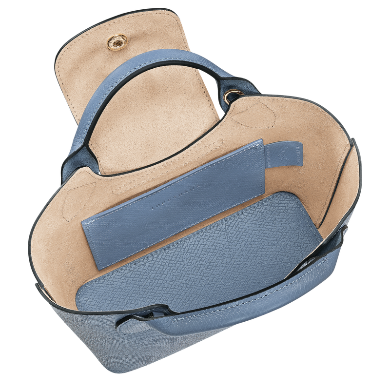 Épure XS Tote bag , Slate - Leather  - View 5 of  6