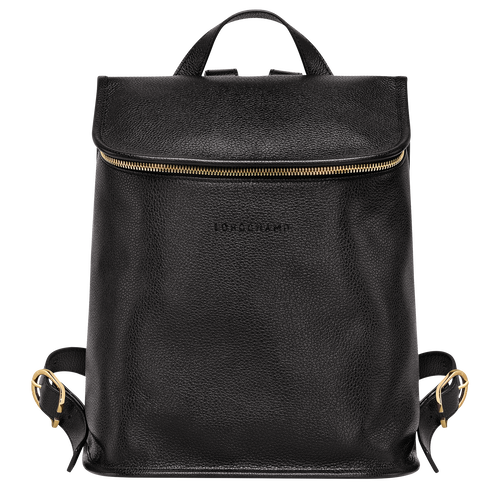 Le Foulonné Backpack , Black - Leather - View 1 of  6