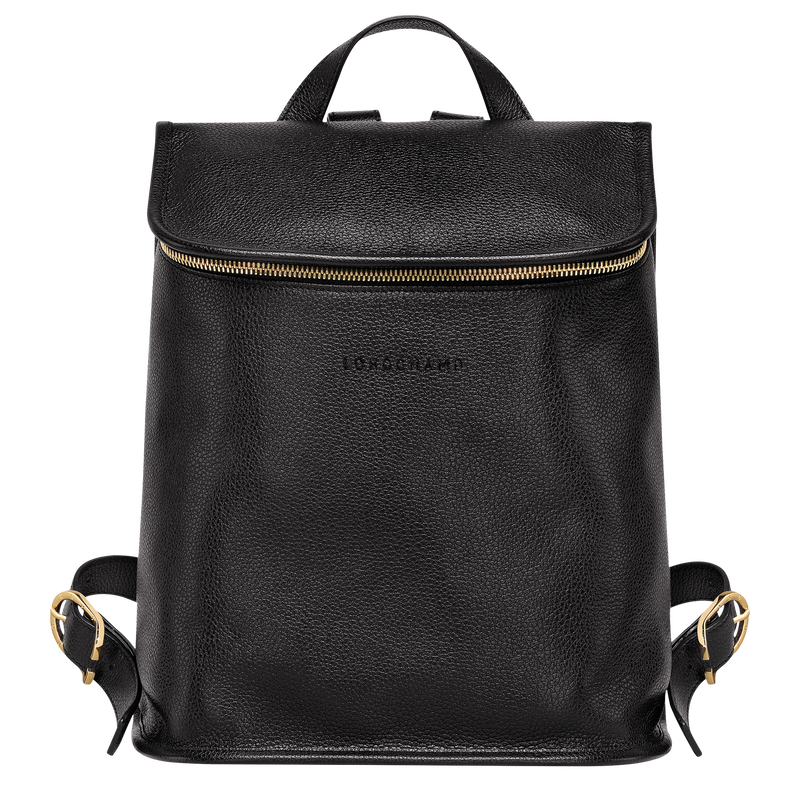 Le Foulonné Backpack , Black - Leather  - View 1 of  6