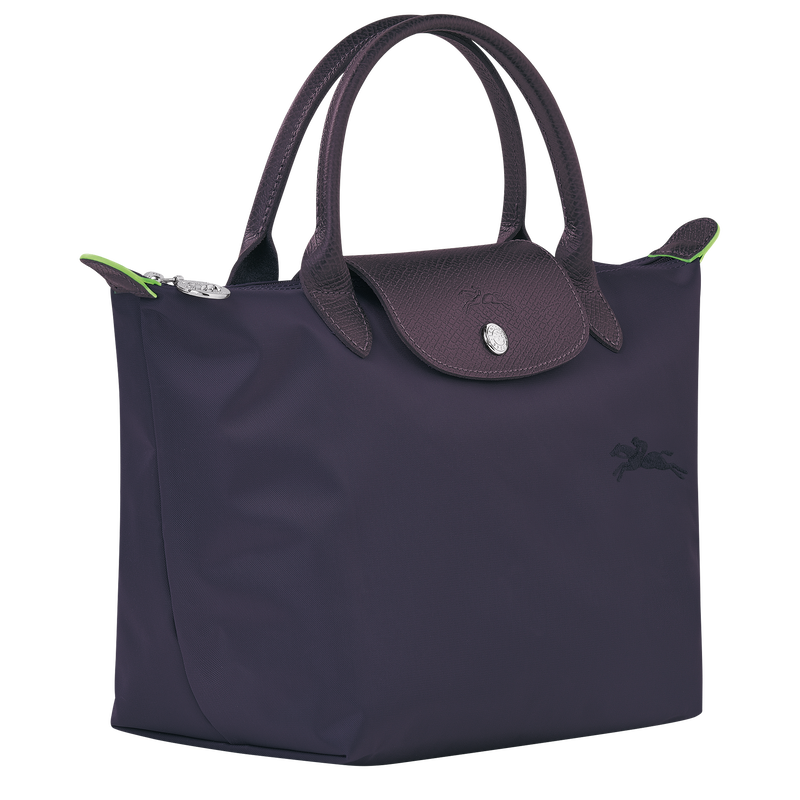 Le Pliage Green S Handbag , Bilberry - Recycled canvas  - View 3 of  5