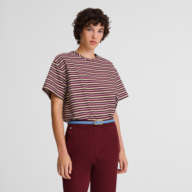 Épure 女士皮带 , 蓝灰色 - 皮革  - 查看 2 3