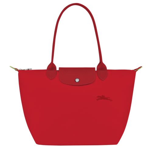 Le Pliage Green M Tote bag , Tomato - Recycled canvas - View 1 of  7