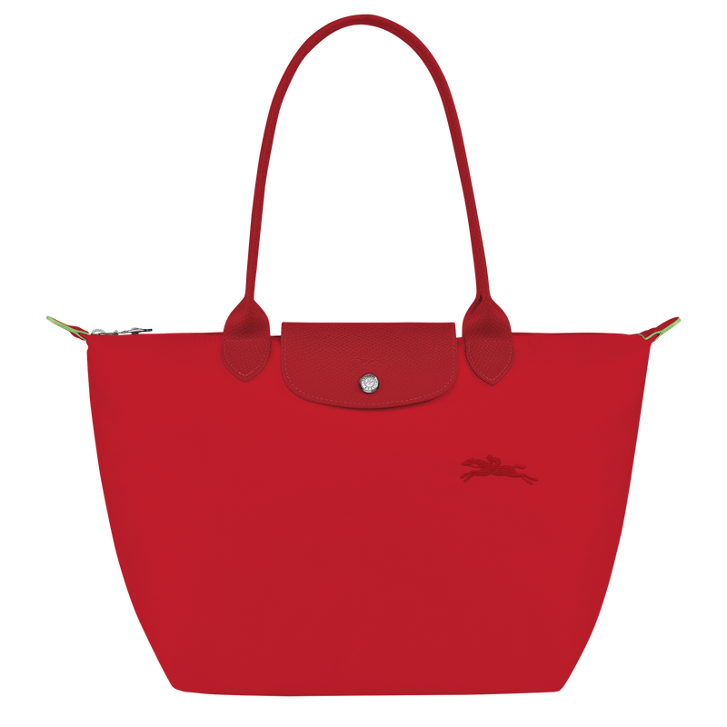 Le Pliage Green M Tote bag , Tomato - Recycled canvas  - View 1 of  7