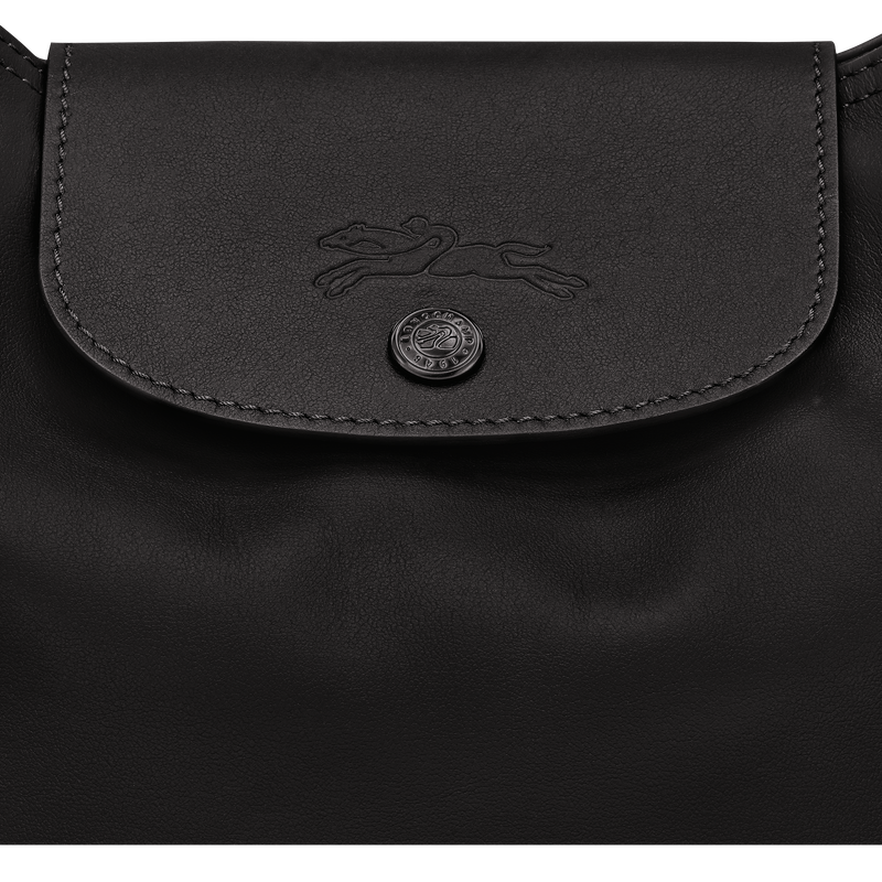 Le Pliage Xtra Shoulder bag , Black - Leather  - View 6 of  6