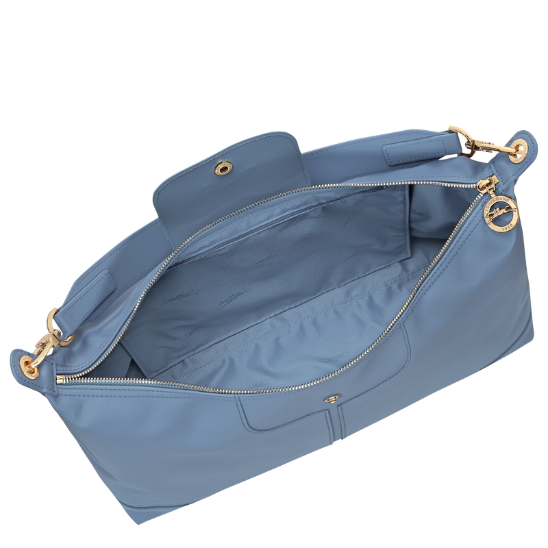 Le Pliage Xtra XL 单肩包 , 蓝灰色 - 皮革  - 查看 5 5